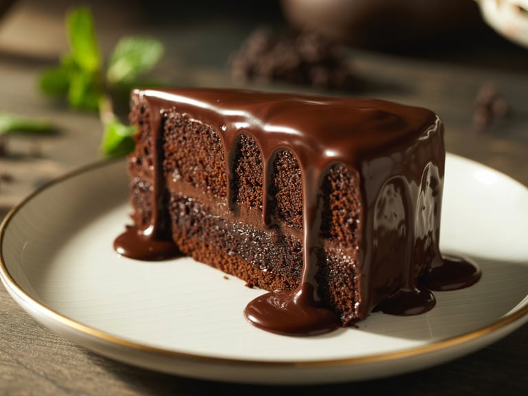 Pastel de chocolate premium